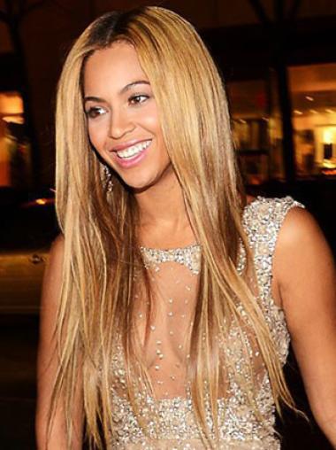 Lang Lace Front Schijnend Beyonce Pruik