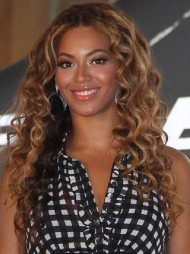 Full Lace Lang Hoge kwaliteit Beyonce Pruik
