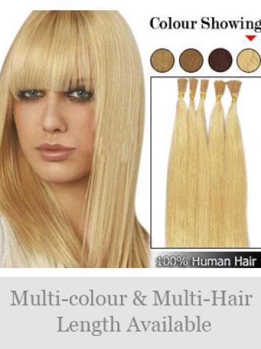 Perfect Blonde Steil Stick/I Tip Extensions