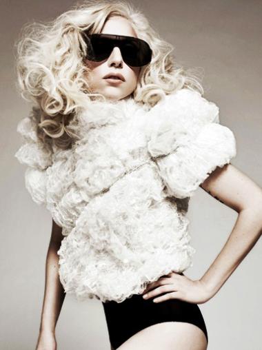 Lace Front Lang Rustgevend Lady Gaga Pruik