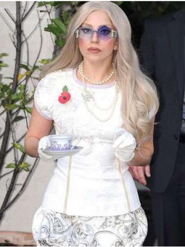 Lace Front Lang Koel Lady Gaga Pruik
