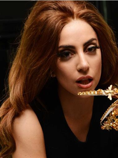 Lace Front Lang Betoverend Lady Gaga Pruik
