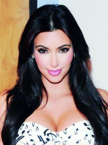 Lace Front Lang Koel Kim Kardashian Pruik