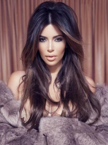 Lace Front Lang Preferentieel Kim Kardashian Pruik