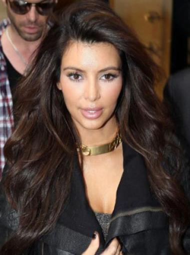 Lace Front Lang Verbazingwekkend Kim Kardashian Pruik