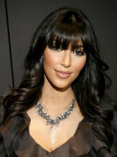 Zwart Lang Goedkoop Kim Kardashian Pruik