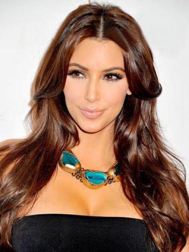 Lace Front Lang Comfortabel Kim Kardashian Pruik
