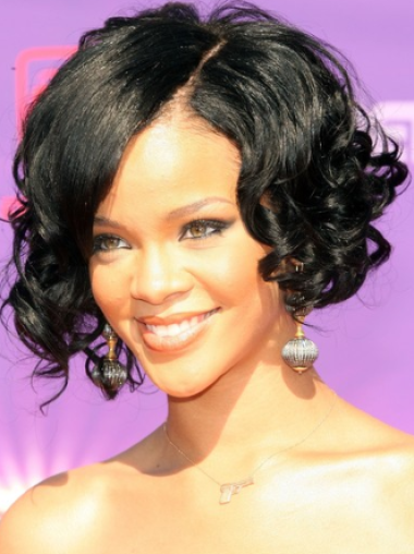 Lace Front Kort Ideaal Rihanna Pruik
