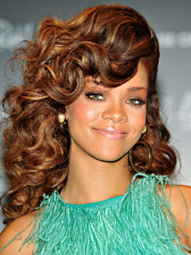Lace Front Lang Elegant Rihanna Pruik