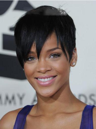 Lace Front Kort Gezond Rihanna Pruik