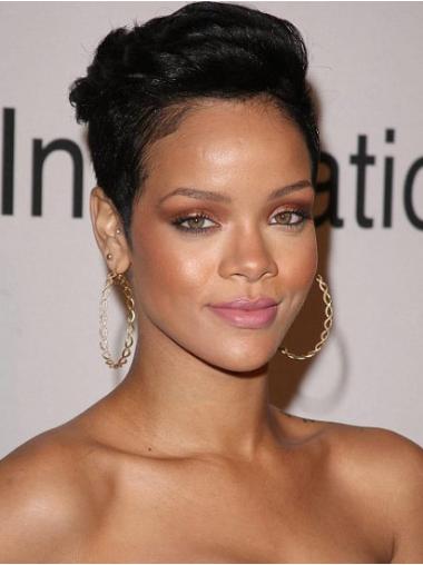Full Lace Kort Comfortabel Rihanna Pruik
