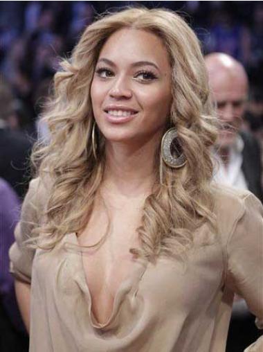Gemakkelijk Golvend Blonde Beyonce Pruik