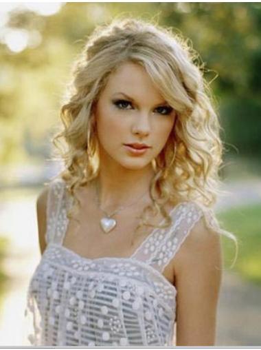 Blonde Lang Modern Taylor Swift Pruik