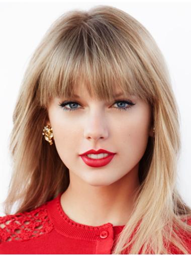 Lace Front Lang Geen gedoe Taylor Swift Pruik